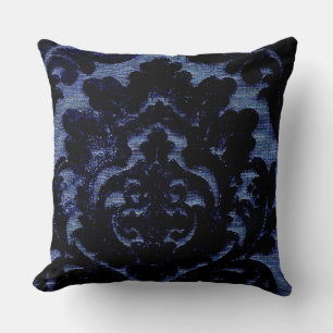 Coussin Bleu de marine Denim