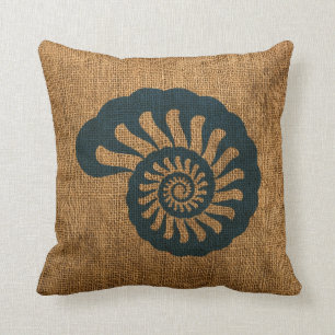 Coussin Bleu de mer profonde de Shell de Nautilus