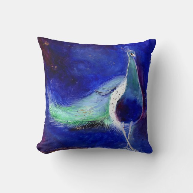 Coussin Bleu de paon 2013 (Recto)