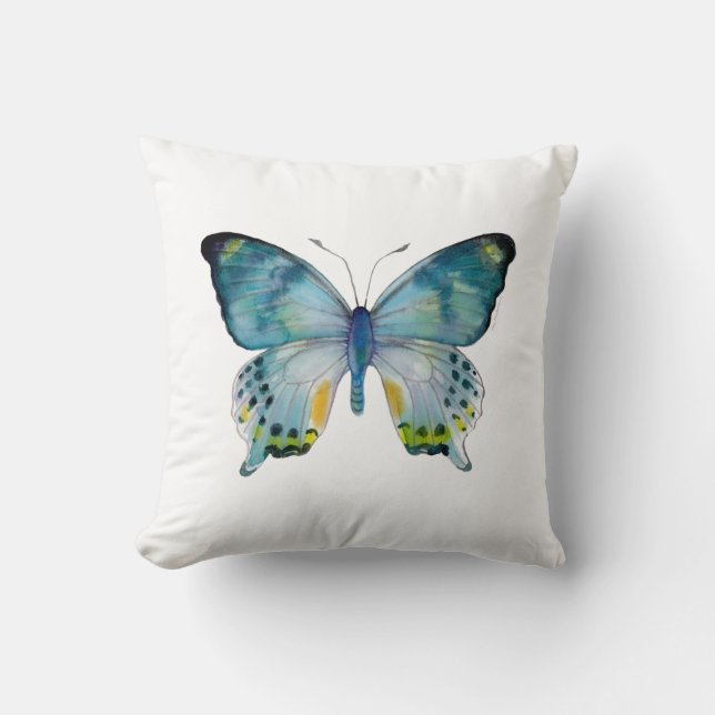 Coussin bleu de papillon de Laglaizei (Recto)