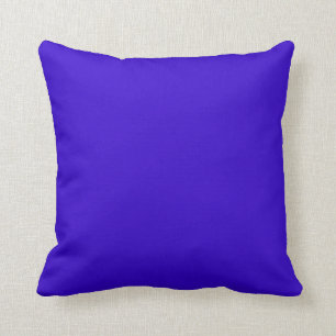 coussin bleu de pourpre royal