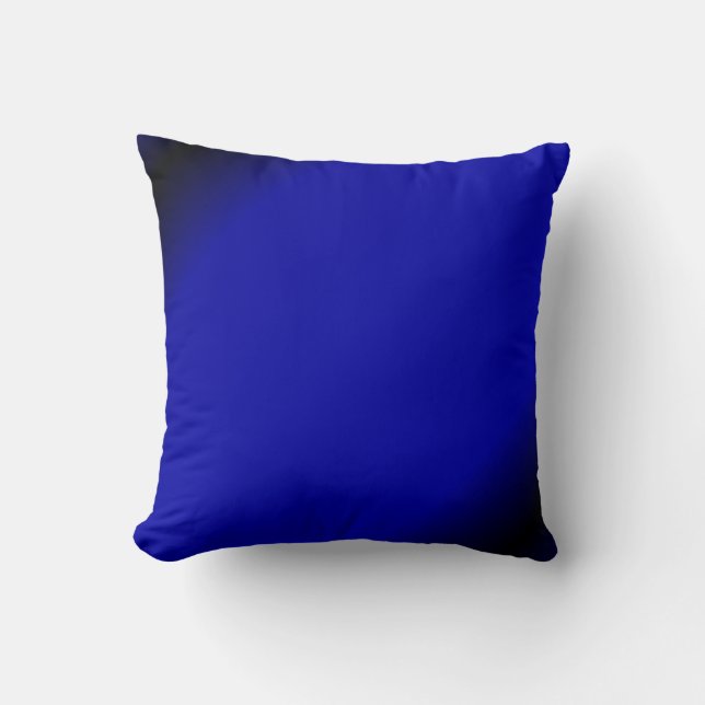 Coussin bleu électrique (Recto)