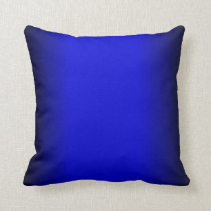 Coussin Bleu électrique solide