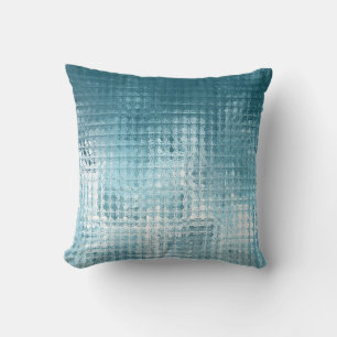 Coussin Bleu Élégant Abstrait : Arrière-plan Beau