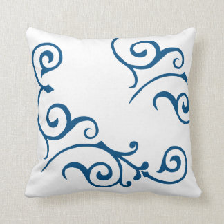 Coussin (bleu) en ivoire de Cirrus