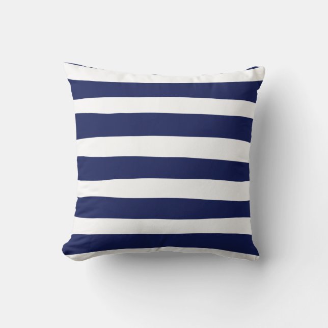 Coussin Bleu et blanc (Recto)