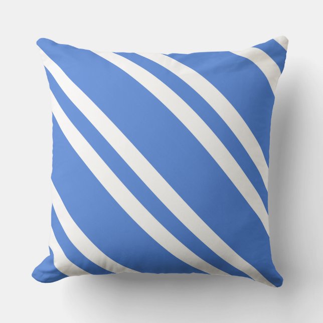 Coussin Bleu et blanc (Recto)
