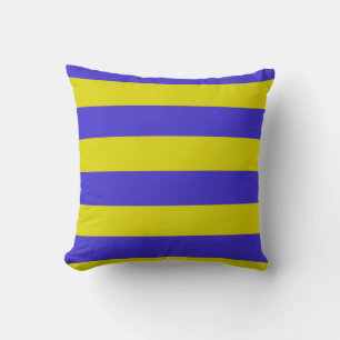 Coussin Bleu et jaune