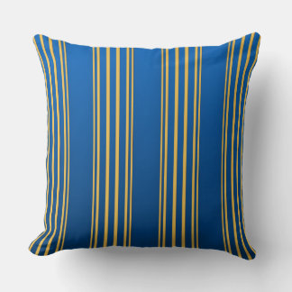 Coussin Bleu Et Jaune