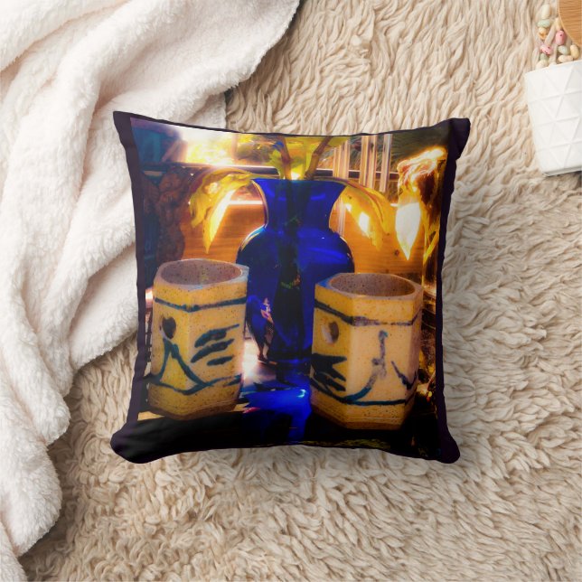 Coussin Bleu et Lumière du Soleil (Couverture)