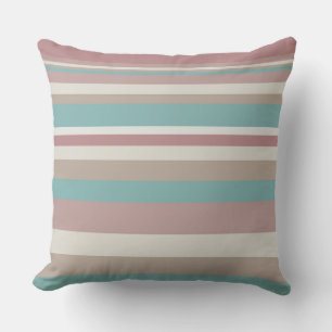 Coussin Bleu et rose clair