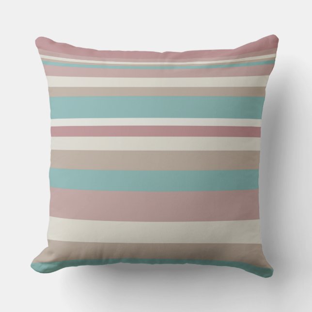 Coussin Bleu et rose clair (Recto)
