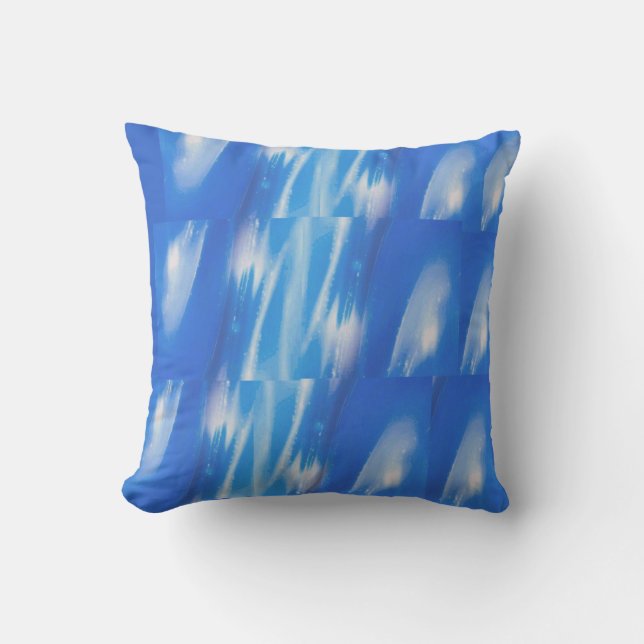 Coussin Bleu été (Recto)