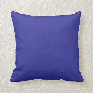coussin bleu foncé
