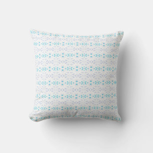 Coussin Bleu gris blanc Pastel Déco Motif Baby Nursery