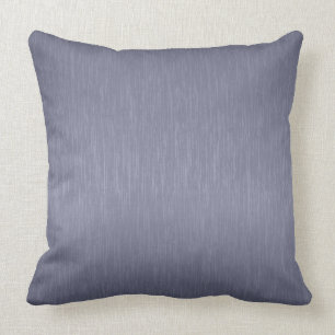Coussin Bleu-Gris Métallique Brossé Aluminium Look