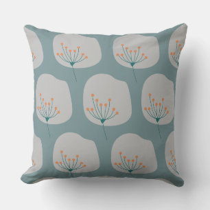 Coussin Bleu gris moderne Simple Abstrait
