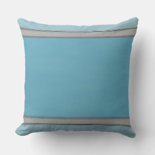 Coussin Bleu, Gris, Noir simple comme ça