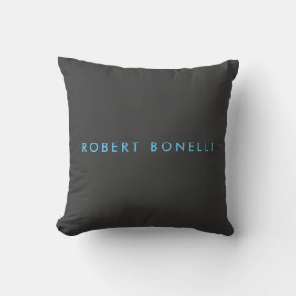 Coussin Bleu gris tendance