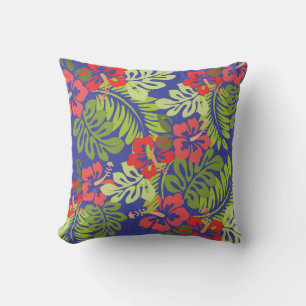 Coussin Bleu hawaïen