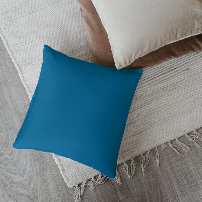 Coussin Bleu Jetsetter Mid-Century Modern (Créateur téléchargé)