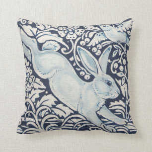 Coussin Bleu lapin, Bleu de la marine des oiseaux