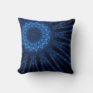 Coussin Bleu mandala