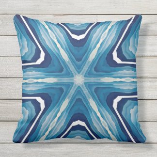 coussin bleu Mandala 2