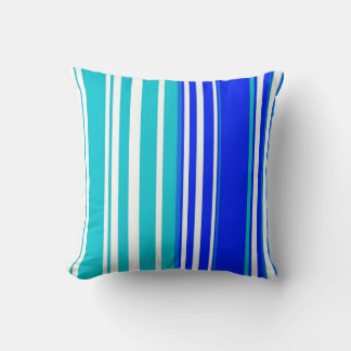Coussin Bleu Motif Art Design Abstrait
