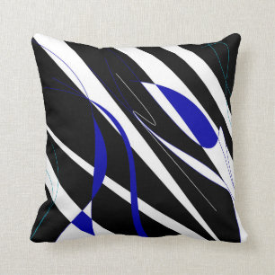 Coussin Bleu noir