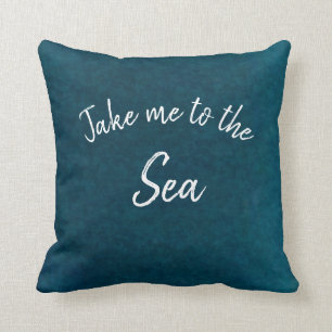 Coussin Bleu Océanique Turquoise Amenez-Moi À La Couleur D