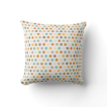 Bleu orange de pois multi assez Girly de couleur