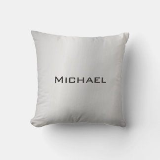 Coussin Bleu tendance gris argent moderne professionnel