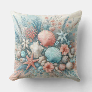COUSSIN BLEU TROPICAL & CORAL SOUS MARINS