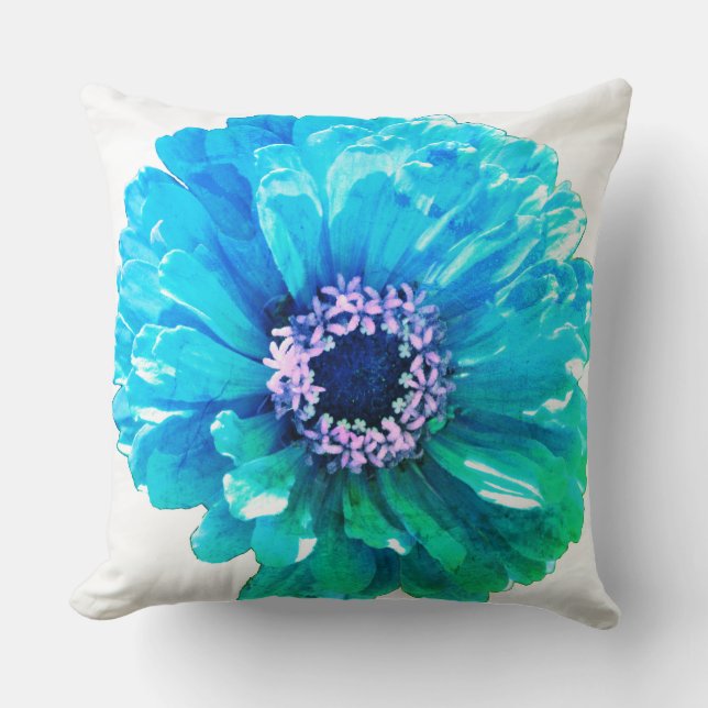 Coussin Bleu turquoise (Recto)