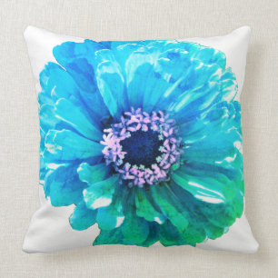 Coussin Bleu turquoise