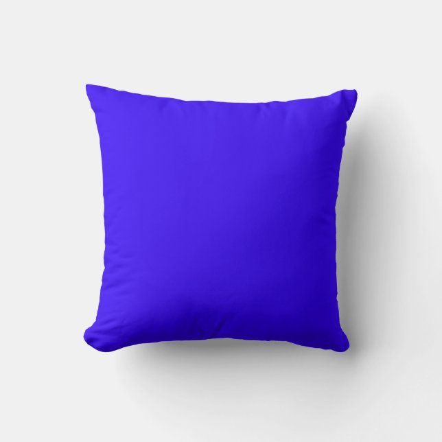 coussin bleu violet clair (Recto)