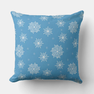 Coussin Bleuet Fantaisiste Floral Celeste 50"x50cm