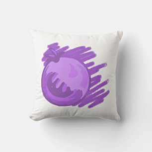 Coussin Bleuets et crème Motif de fruits