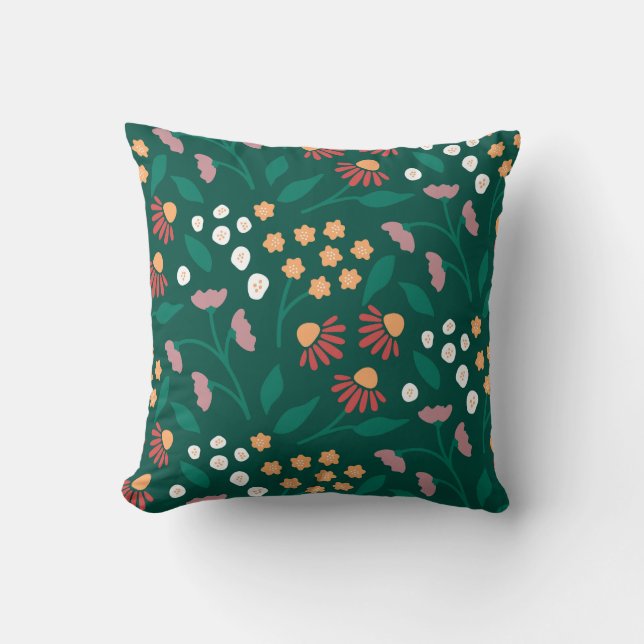 Coussin Bliss de jardin enchantés (Recto)