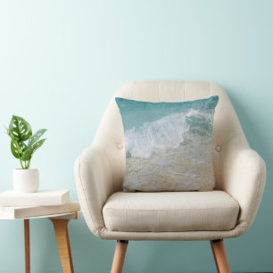 Coussin Bliss de rivage tropicaux #1 #océan #mur #art
