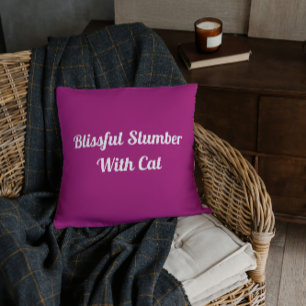 Coussin Blisser Swood Avec Chat Personnalisé Animal De Com