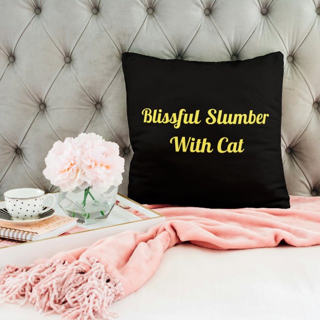 Coussin Blisser Swood Avec Chat Personnalisé Animal De Com (Créateur téléchargé)