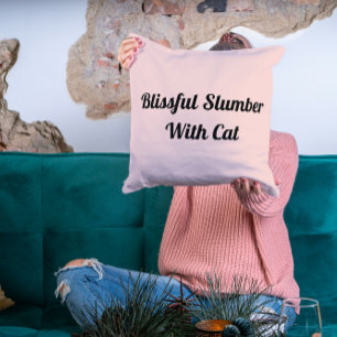Coussin Blisser Swood Avec Chat Personnalisé Animaux De Co