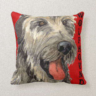 Coussin Bloc de couleur Wolfhound irlandais