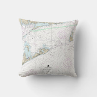 Coussin Bloc de l'île son et approches Carte nautique