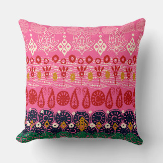Coussin bloc lotus rose