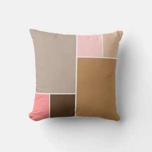 Coussin Blocs de couleurs de coquillage