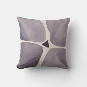Coussin Blocs de Pétales Biologiques Abstrait Lilas