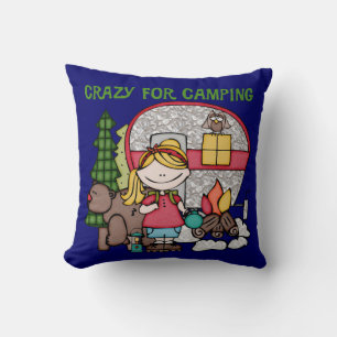 Coussin Blond Girl Crazy Pour Camping